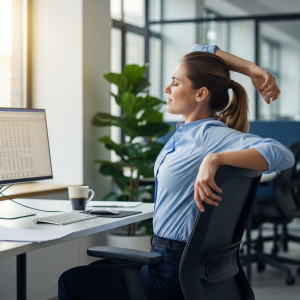 postur duduk pekerja kantoran